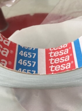 正品25mm*50mTesa德莎4657堵孔遮蔽百格测试灰色绝缘高温布基胶带