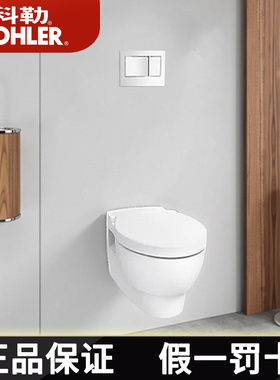 科勒欧芙挂墙式坐便器K-24720T-S2-0隐藏式水箱挂厕K-19957T-2-0
