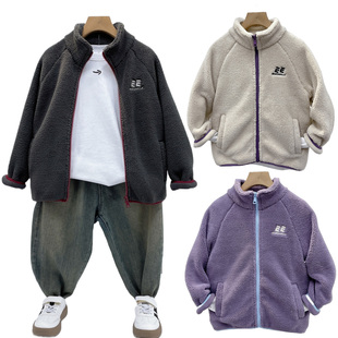 大E小e2024冬款 外套儿童校服内搭神器3591 男童女童休闲保暖拉链衫