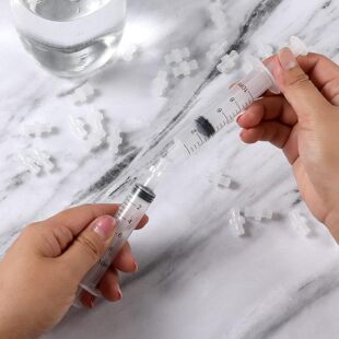 Female Luer双母鲁尔接头转换直通乳化塑料PP注射器连接螺纹勾兑