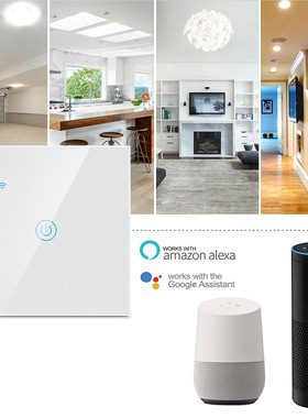 易微联ewelink智能zigbee开关面板墙壁支持Alexa/google语音控制