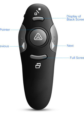 2.4G小飞侠红色激光翻页笔  即插即用  USB2.0干电版PPT电子笔