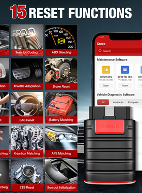 kingbolen ediag OBD2汽车故障检测仪一年免费软件海外配置老版本