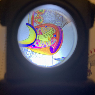 楚达光学玻璃 灯照明珠宝鉴定镜 抽屉式带LED 伸缩式放大镜 21008