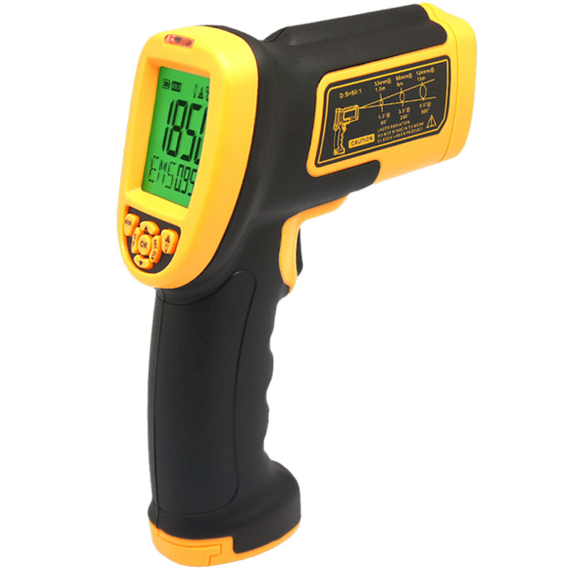 希玛 非接触式红外线测温仪 工业级高精度手持测温枪冶金用AS882A