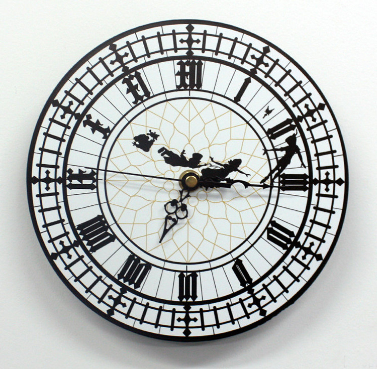 小飞侠彼得潘大挂钟客厅卧室壁钟