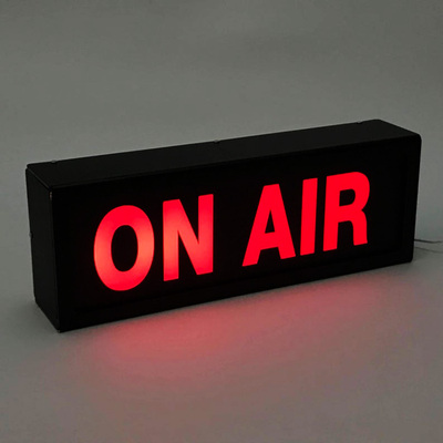 定制 On air light box创意空中照明夜灯led桌灯气氛台灯箱广告灯