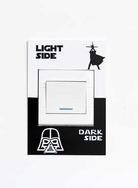 star wars创意星球大战开关贴插座盖电源开关家饰电灯开关贴装饰