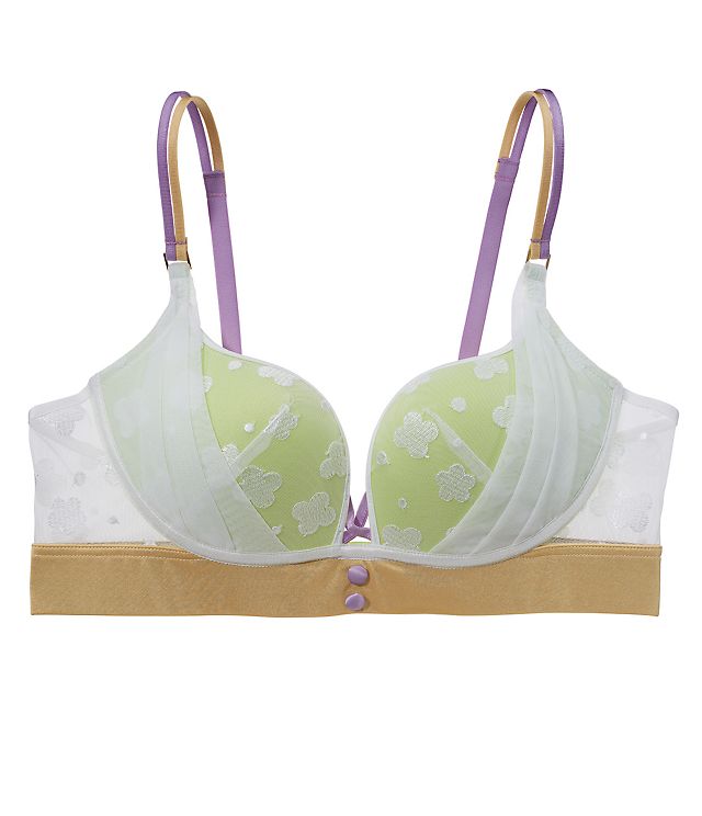 包邮 日本专柜 peach john/蜜桃派 上托聚拢无钢圈文胸 281