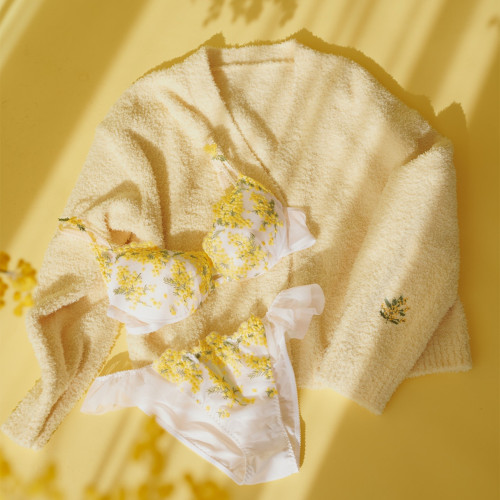 包邮 日本专柜 PEACH JOHN/蜜桃派 25SS 经典花卉聚拢文胸 520