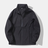 秋冬外套防风防水夹克150D机械弹立领单冲薄款冲锋衣藏青9850P55，男装夹克，星座1207