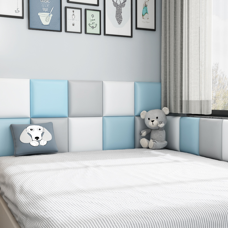 榻榻米软包墙围踏踏护床边防磕碰