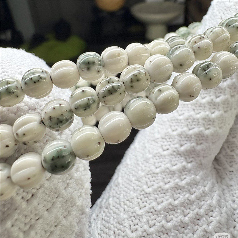 星月菩提108无相瓜珠数星星纯手工精雕刻玄武盾项链手链佛珠细星