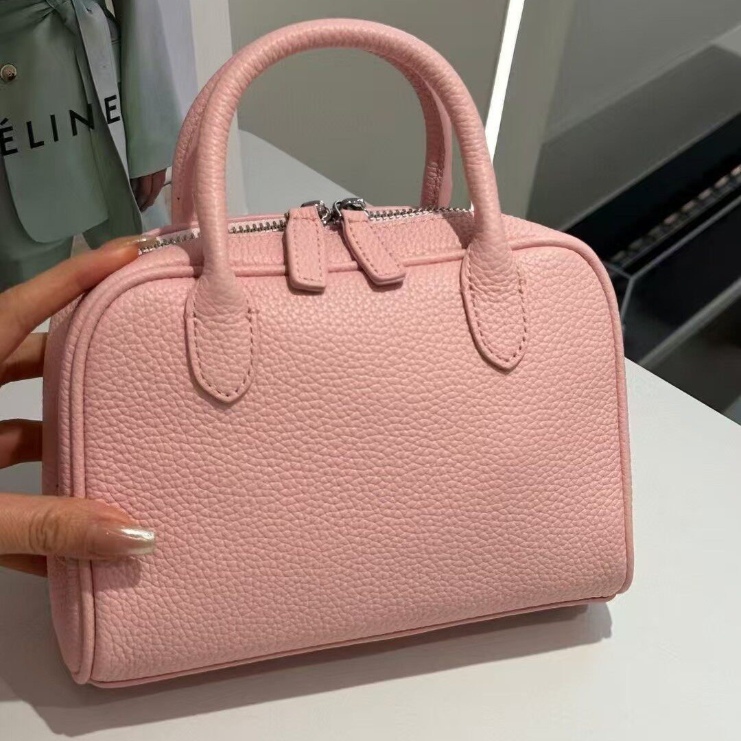 韩系ins风小方包头层牛皮质感小众设计百搭手提斜挎包 送女友礼物