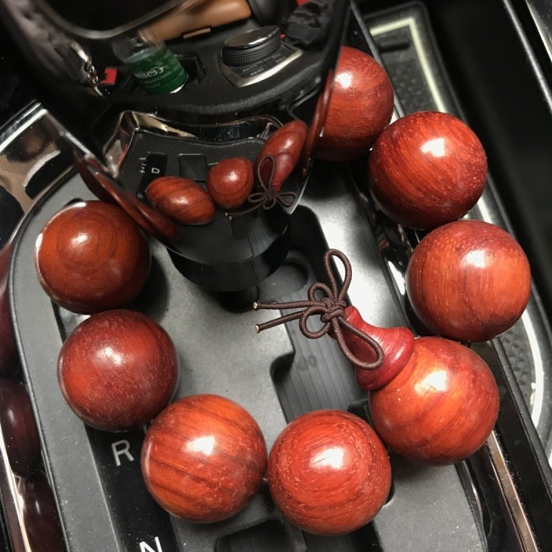 汽车档位珠小叶红檀木紫檀红木挂件招财木珠檀木摆件车载车挂饰,汽车用品/电子/清洗/改装,摆件,淘宝优惠券,粉丝福利购,淘宝优惠卷