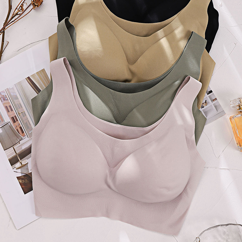 Bra11336一码通宽肩带背心文胸