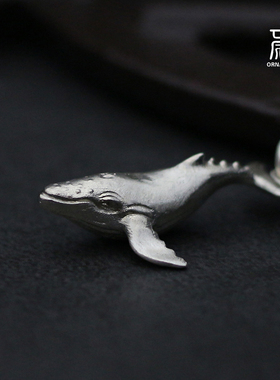 手工52赫兹纯银男女款项链吊坠