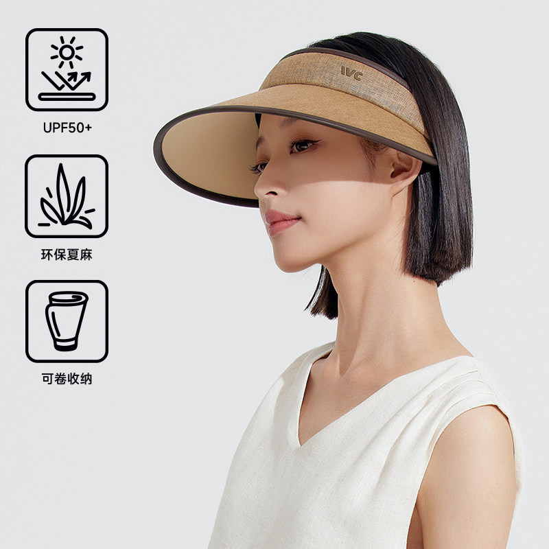 vvc防晒帽太阳帽女高颜值款夏天防紫外线遮脸大帽檐显脸小遮阳帽