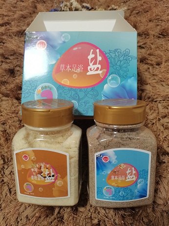 平顶山特产“盐生堂”牌草本足浴盐 新品上市 520克x2瓶 包邮