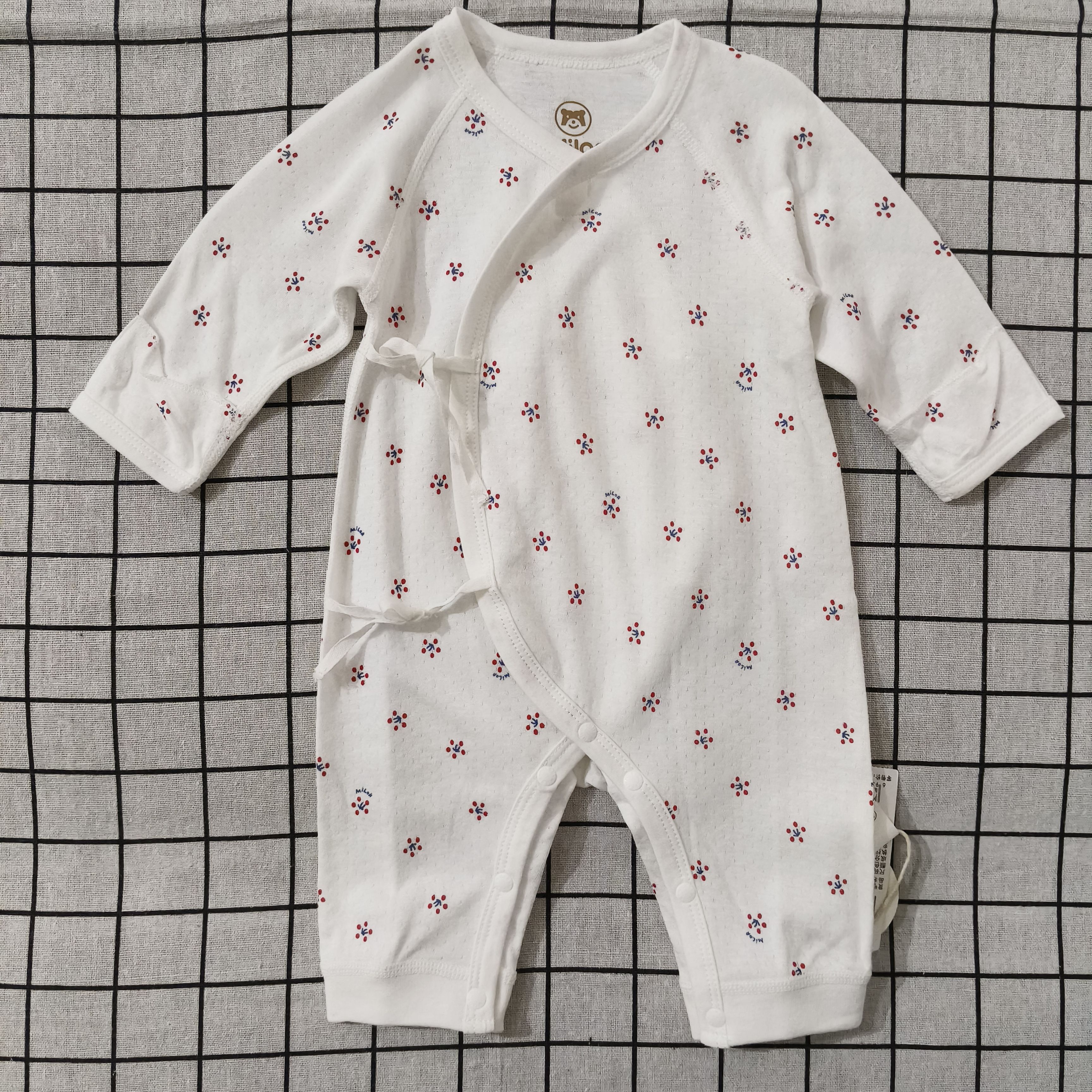 米乐熊新生儿绑带连体蝴蝶哈衣MN9128HD2