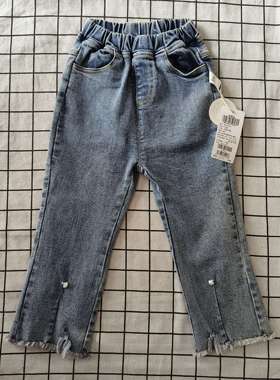 米乐熊女童微喇牛仔裤MW0708KA3