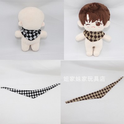 10cm棉花娃娃衣服围巾
