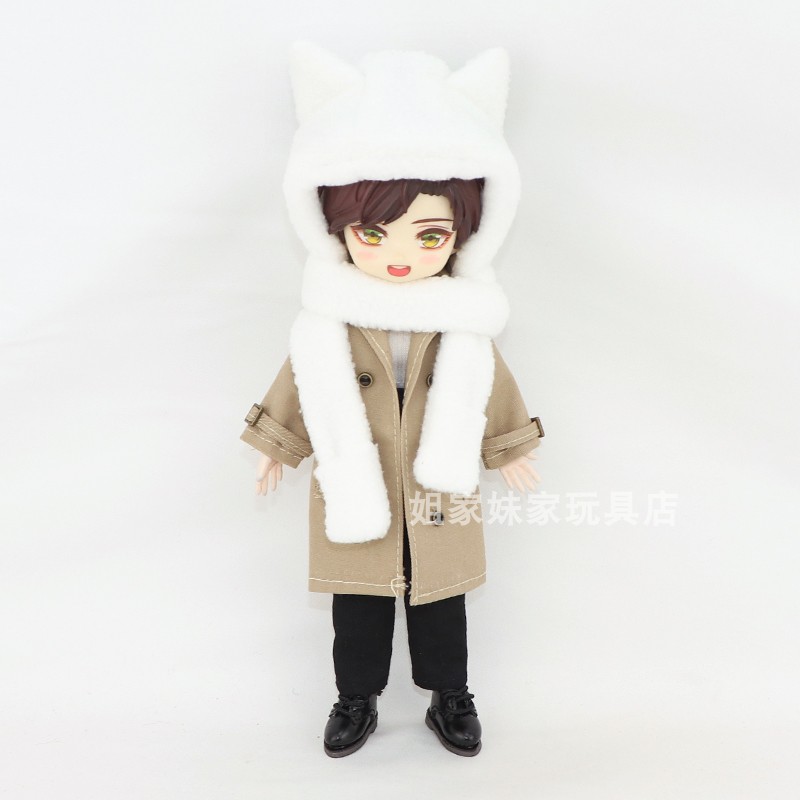 12分阿巳3.0娃衣北冥猫耳围巾帽