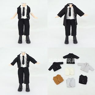 妖精体娃衣D男西装12分娃衣阿巳体可穿 BJD加长腿素体西装风衣D女