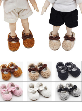 ob11娃衣鞋 皮靴 molly娃鞋 妹头 holala鞋子 GSC素体多色毛毛鞋