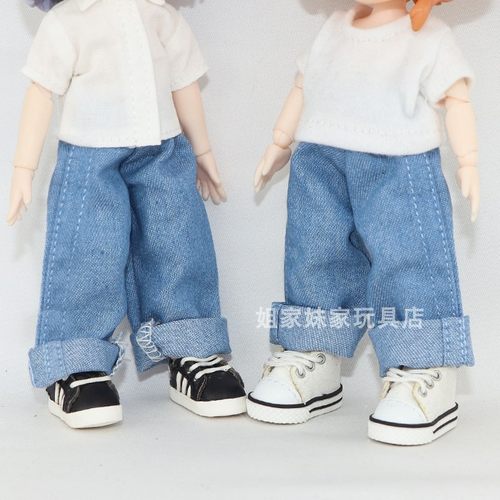 ob11娃衣休闲阔腿裤12分bjdp10