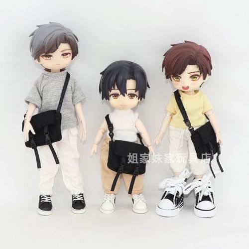 ob11娃用包背包休闲风斜挎包阿巳