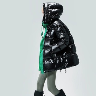 极寒情侣加厚保暖防风高端90鹅绒服 羽绒服连帽长款 2025冬季 新款