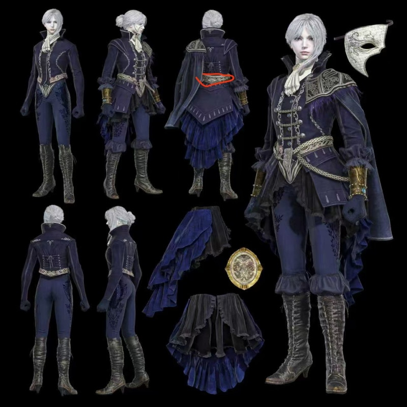 高还原角色动漫服肩章徽章刺绣