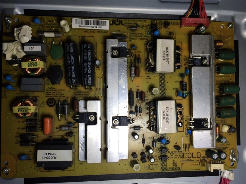 海尔LE42A70W/LE47H5R3D 拆机电源板 JSK3101-050 0094003700