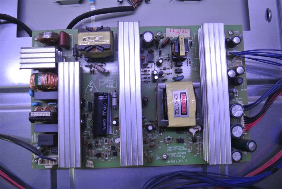 创维37L01HM拆机电源板 5800-P37T0K-0010 168P-P37TTK-01