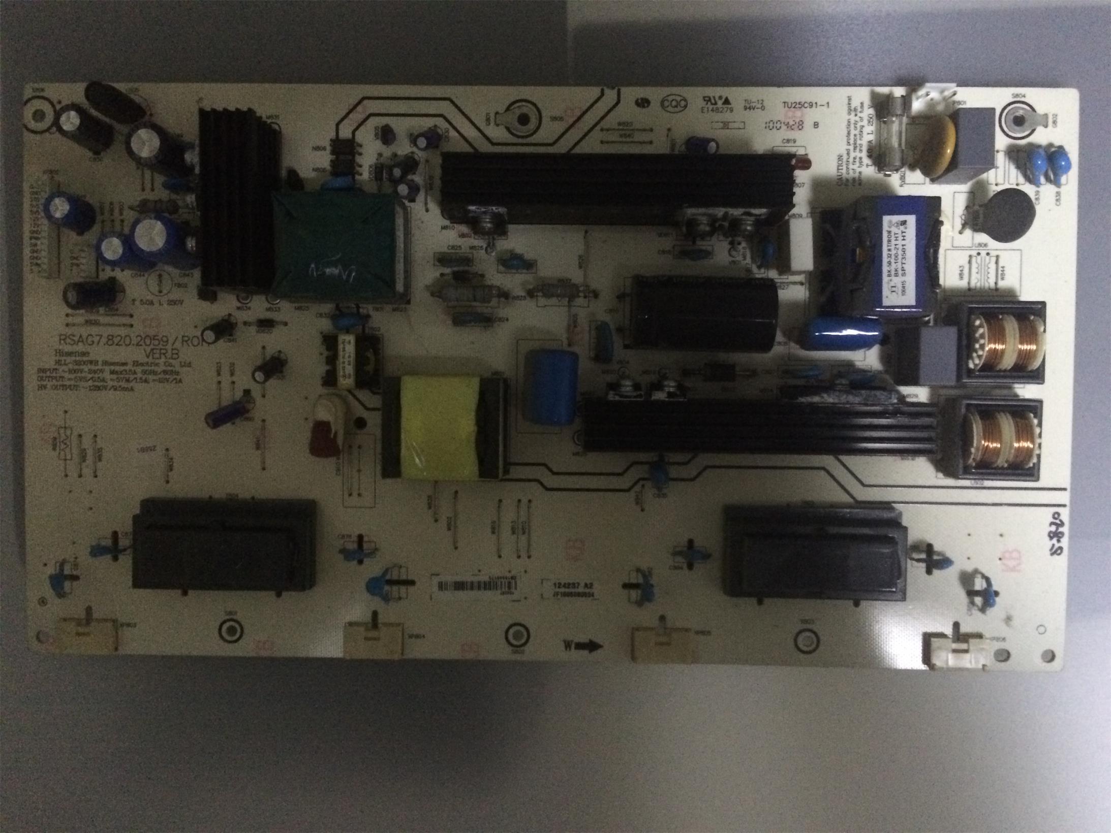 海信TLM32V86K TLM32V78K 拆机电源板 RSAG7.820.2059