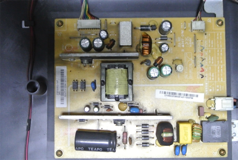 长虹 LED39B1000C LED32E20 电源板 FSPS35D-1MF 240