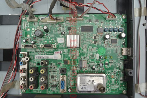 TCL L32F19拆机主板 40-32MS19-MAC2XG 配AU屏