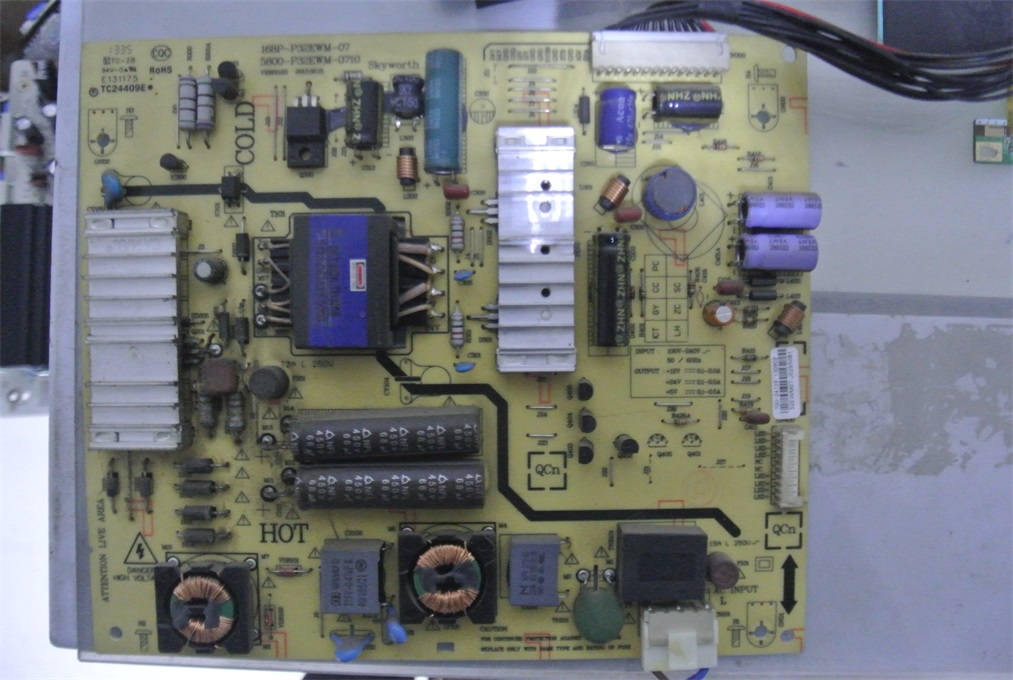 创维32E500E拆机电源板 5800-P32EWM-0710 168P-P37EWM-07
