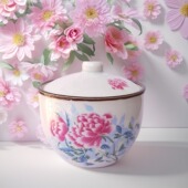 耐高温陶瓷糖缸调料辣子油罐带盖厨房1斤装 佛跳墙碗燕窝鱼翅汤碗