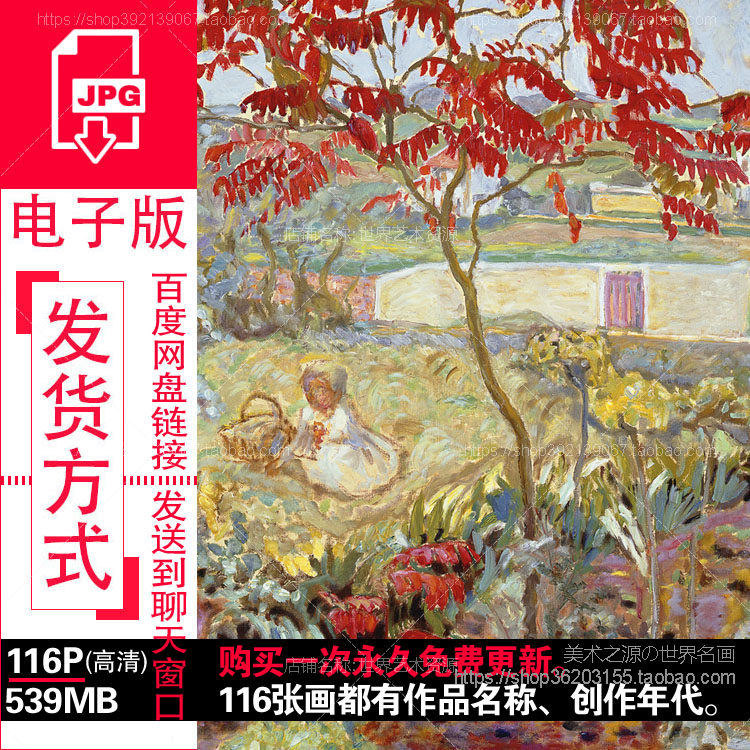 博纳尔Pierre Bonnard油画作品高清图片电子版纳比派绘画参考素材
