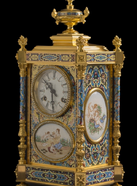 室内珐琅铜镀金手工制作中式