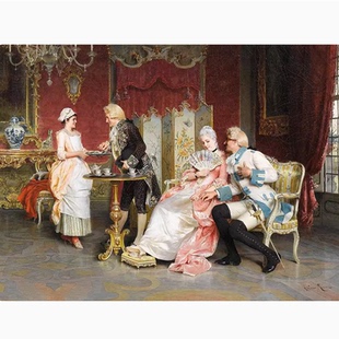 【意大利】阿图罗·里奇(Arturo Ricci)油画素材图库