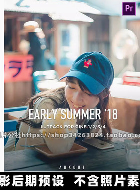 5款CUBE格式LUTs预设EARLY SUMMER ’18 LUTPACK