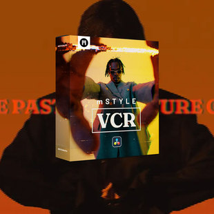 达芬奇插件故障VHS效果转场预设motionVFX – mStyle VCR汉化版