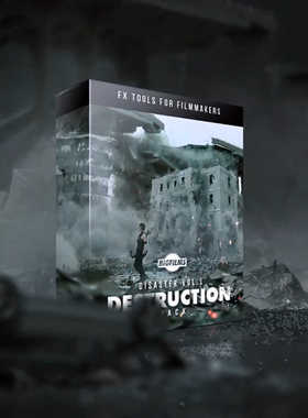 4K视频素材灾难电影建筑倒塌破坏素材 BigFilms DESTRUCTION Pack