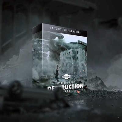4K视频素材灾难电影建筑倒塌破坏素材 BigFilms DESTRUCTION Pack
