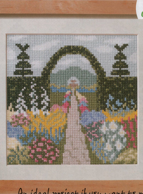 小小鱼DMC十字绣线 Cross123-5秘密花园 精准印花套件