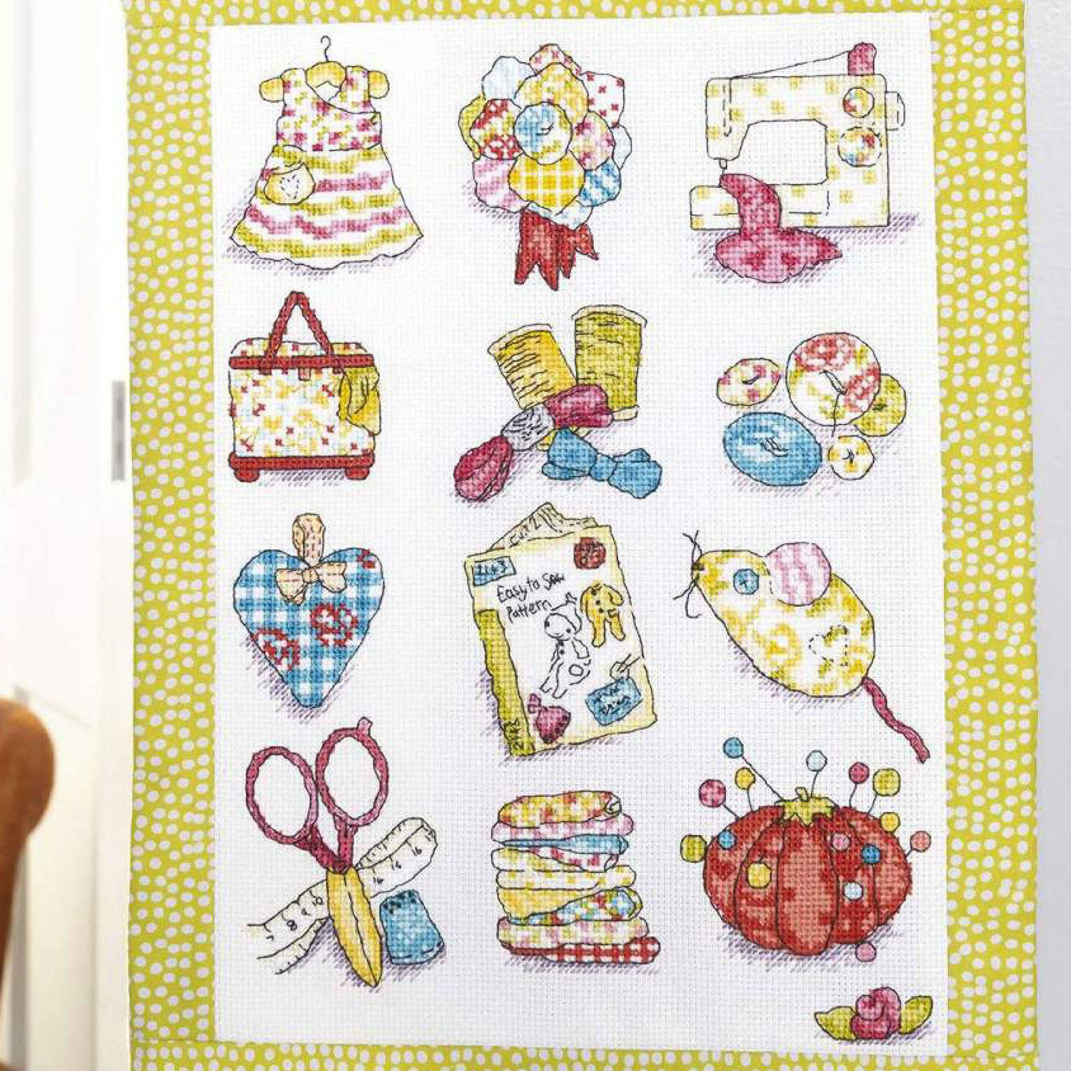 小小鱼DMC绣线十字绣套件 World242-2漂亮的缝纫小物新品手工绣