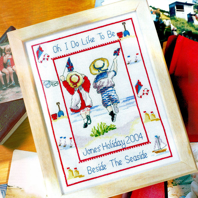 小小鱼DMC线十字绣套件 Cross150-3昨日海边儿童房精准印花